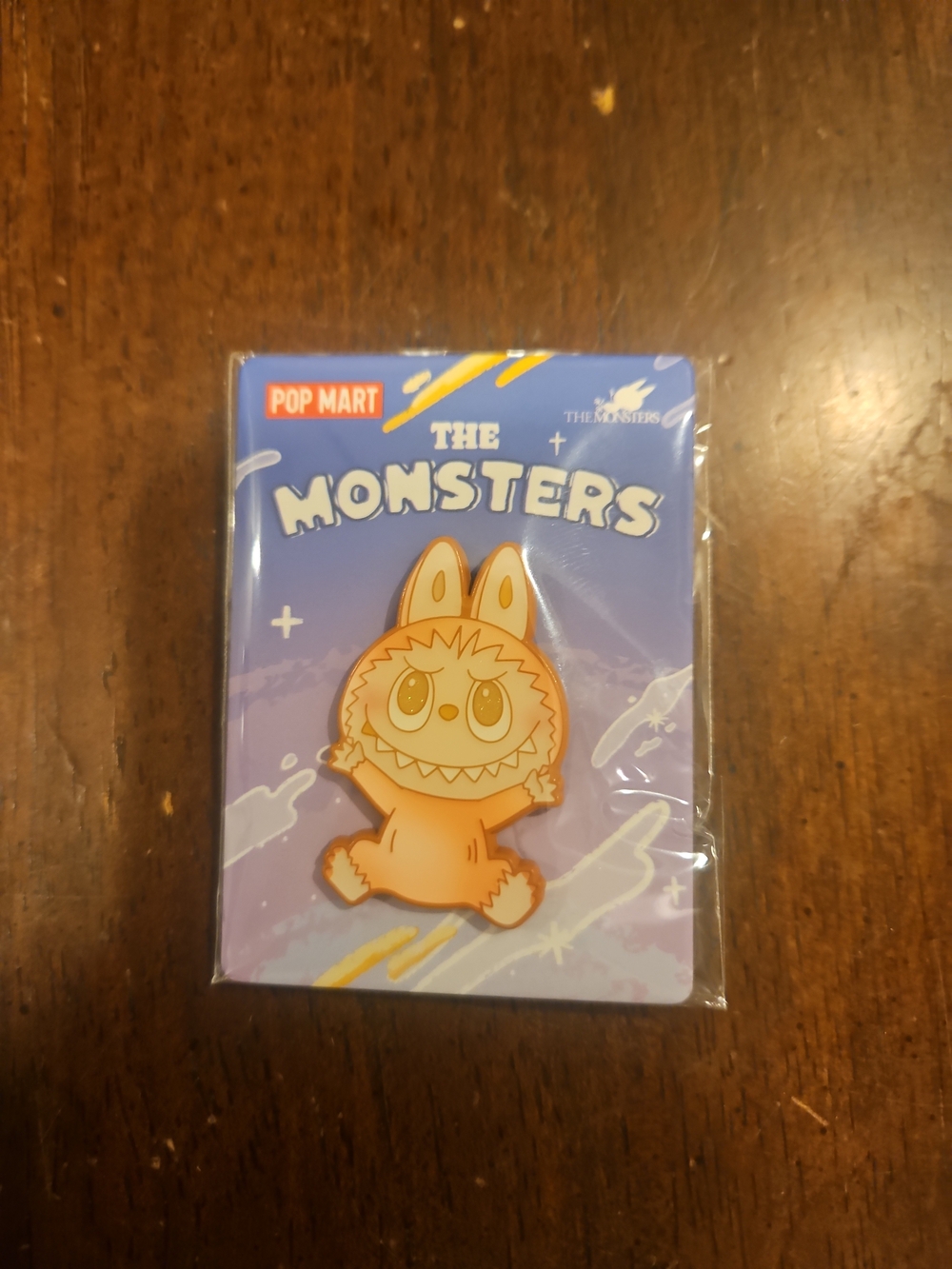 POP MART The Monsters Orange Character Enamel Pin